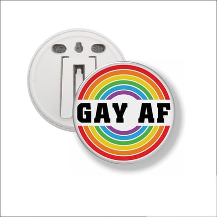 Button Met Clip 58 MM - GAY AF