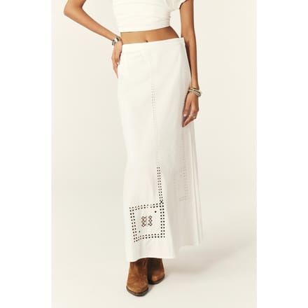BA&SH Jupe Lermaid Blanc Taglia: 38 | Maxi gonne Outlet | Donna