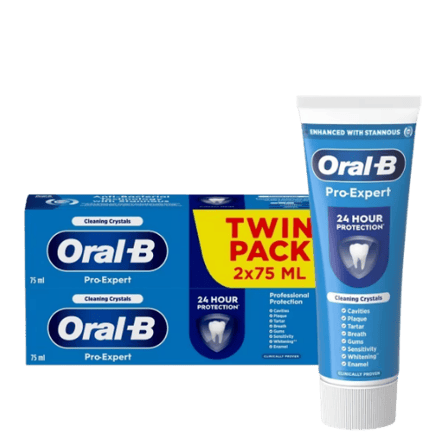 Oral-B Pro-Expert Professional Protection Tandpasta Twin Pack 75 ml - 2 Stuks