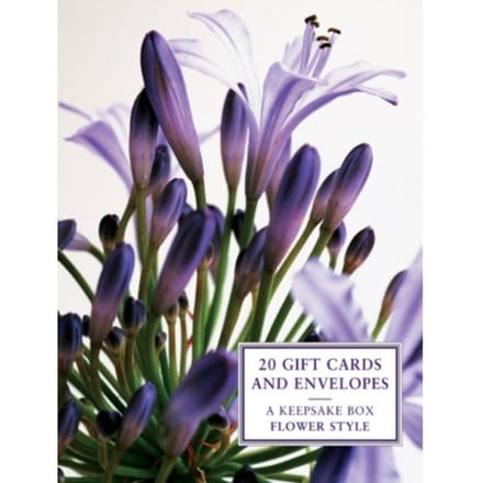 Tin Box Of 20 Gift Cards And Envelopes: Flower Style - Peony Press