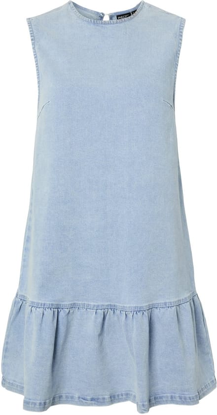 Pieces midi-jurk PCMONICA DENIM