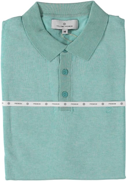 Fellows United Polo Jersey Knit Premium Turquoise (51.3660 - 137)