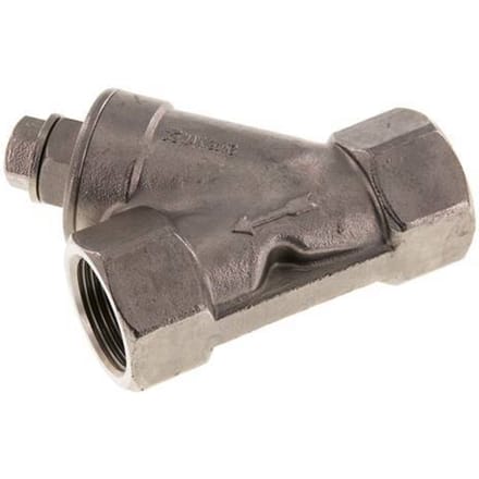 G 3/4'' RVS Y-filter 0.6 mm Maaswijdte 40 Bar - SLSE-F-034