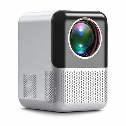 Ryoudavell - Draagbare Mini Beamer - 4K Smart Projector - Android 10 - WiFi 5 + Bluetooth 5.2 - Geschikt voor iOS/Android - Thuisbioscoop Met Autofocus