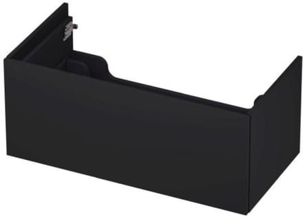 INK - Onderkast 1 Lade Push 2 Open Bestaande Uit - 900x450x376 Mm - Mat Zwart