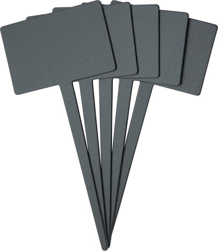 Securit® Silhouette rechthoekige krijtbordlabels in zwart