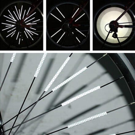 KELERINO. Fietsreflector - Reflector - Spaakreflectoren - 72 Stuks - Spaakreflectoren Fiets