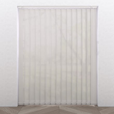 Lamellen set Easy Screen - Transparant - White - 40 x 260 - 5 lamellen