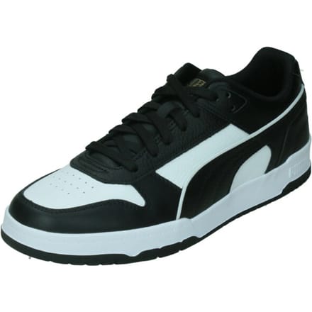 PUMA RBD Game Low Unisex Sneakers - Zwart/Wit/Goud