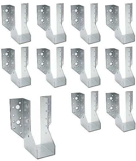 Balkdragers Type A - 10 Stuks - 48x136x75 mm - Zink - Balkverbinder voor Pergola's