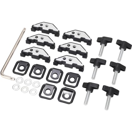 Hardtop Bouten en Moerclips Kit Snel Verwijderbare Bevestigingsmiddelen Duimschroeven Met Sjorogen voor gray