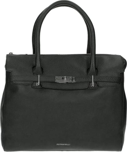 Gigi Fratelli Romance Medium Schoudertas Dames - Leer - Zwart
