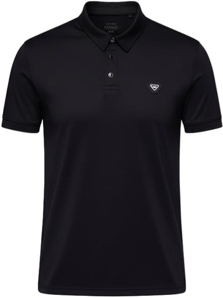 OMBRE Polo - Regular Fit - Polyamide - Korte Mouw Zwart M