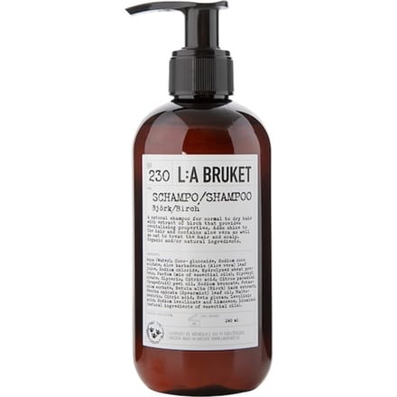 La Bruket Shampoo 230 Birch Hydraterende shampoo Dames 450 ml