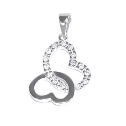 Blinx Jewels Zilveren Hanger Hartjes In Elkaar