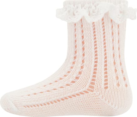Ewers Ruche Festive Babysokjes - Mt. 19/22 - Offwhite