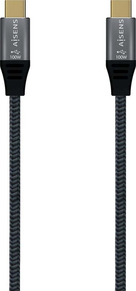 Kabel USB C Aisens A107-0672 1,5 m Grijs