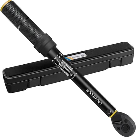 Bike Torque Wrench 1/4 3-25 Nm With Micro Adjustment - ±3% Error Accuracy - Dual Direction - 72 Teeth