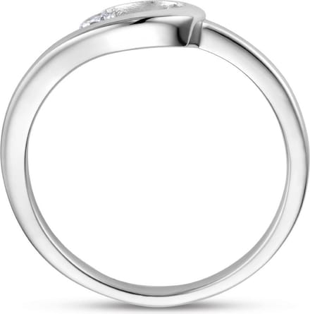 Gerhodineerd Zilver Ring Met Zirkonia 1336099