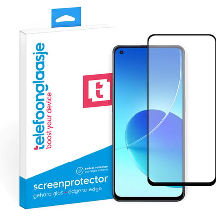 OPPO Reno 6 screenprotector gehard glas Edge to Edge