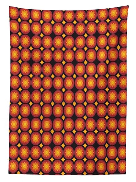 ABAKUHAUS – Tafelkleed Marigold Rozen – 140x170 cm – Satijn-Polyester