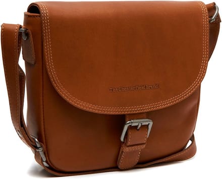 The Chesterfield Brand Schoudertas Lucian Shoulderbag Cognac Bruine