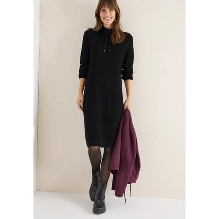 Cosy geribde jurk