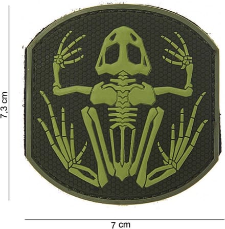 101 Inc Embleem 3D Pvc  3 Frog Skeleton  14005