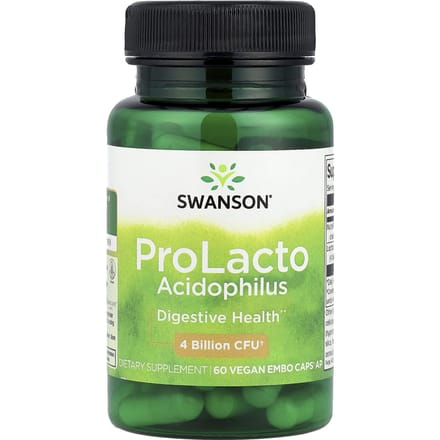 Prolacto Acidophilus, 4 miljard CFU, Vegan Embo Caps® 60 tabletten