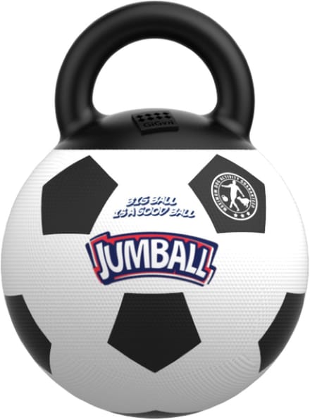 Bubimex - Voetbal met handvat - Speelbal - voor honden