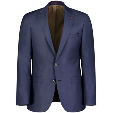 Roy Robson Colbert Fine Wool Natural Stretch Blauw / male