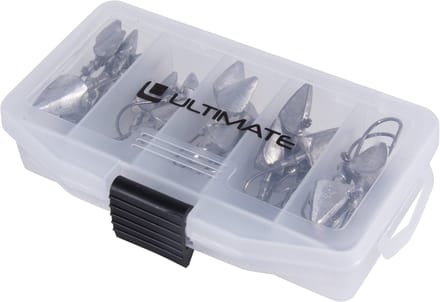 Ultimate Dart Lead Jighead Box (3.5-14g) (30pcs) - Loodkop