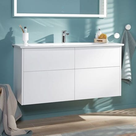Villeroy & Boch Finero vanity unit 120 cm with washbasin, 4 drawers S00504DHR1