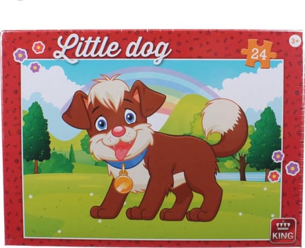 King Legpuzzel Little Dog In The Parc Junior 24 Stukjes