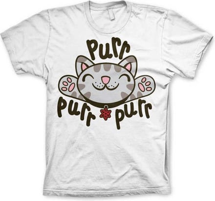 The Big Bang Theory Heren Tshirt -M- Soft Kitty - Purr-Purr-Purr Wit
