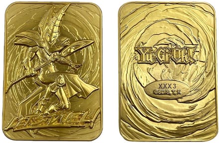 Yu-Gi-Oh! Replica Card Dark Magician (gold plated)