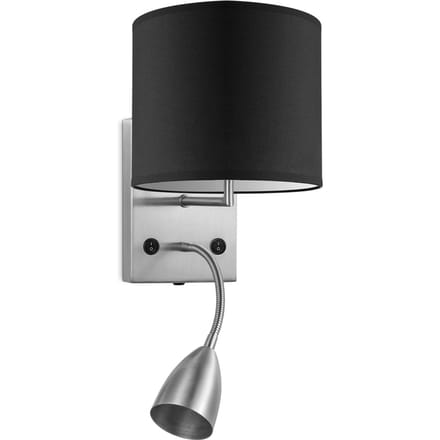wandlamp read bling Ø 20 cm - zwart