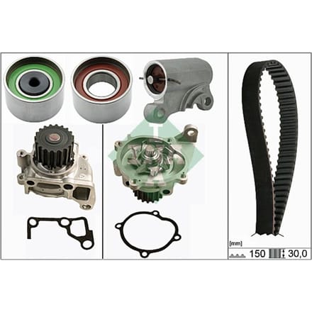 Schaeffler Ina Waterpomp + distributieriem set INA 530 0519 30