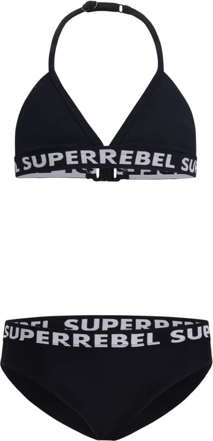 SuperRebel R601-5002 Meisjes Bikini Black Maat 10-140