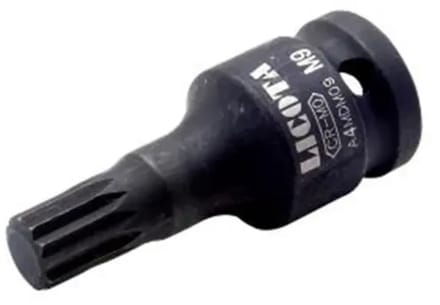 M18 Spline Dop, Vielzahn Dop, Slagmoersleutel Dop