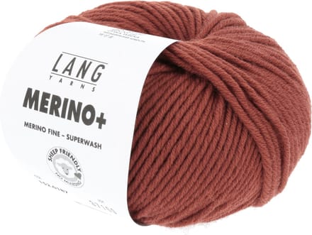 Lang Yarns Merino Plus - 187 terracotta - Merinowol Garen