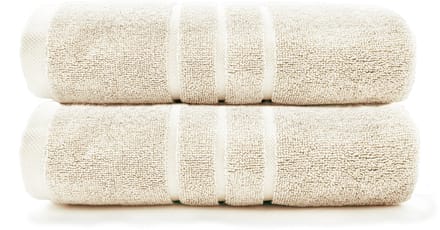 HOOMstyle Handdoeken Set Boutique - 2 stuks - 70x140cm - Off White