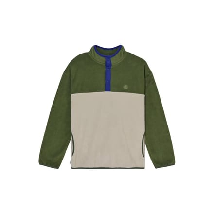 Element Abenaki Polar Sweatshirt Met Halve Rits Groen 16 Years Jongen
