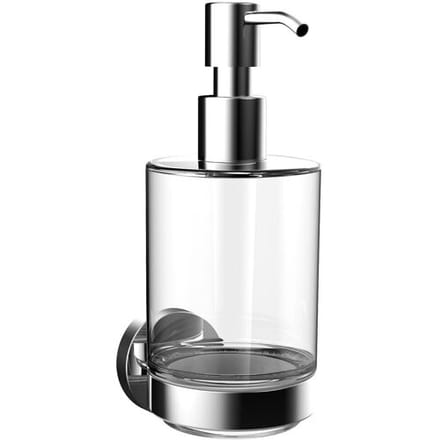 Emco Round, Zeepdispenser, Flacon Helder Kristalglas, Chroom