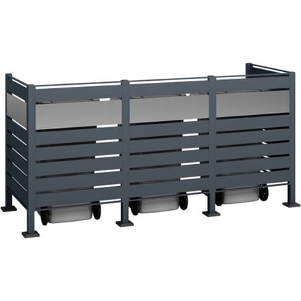 Westmann Containerombouw voor 3 containers wmjgbf03-4s-120-3 kliko ombouw