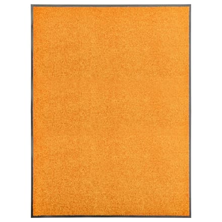 vidaXL - Deurmat - wasbaar - 90x120 - cm - oranje