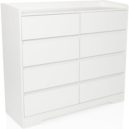 Sideboard / commode OSOYRO 110x38x98 cm 8 laden wit hjh LIVING