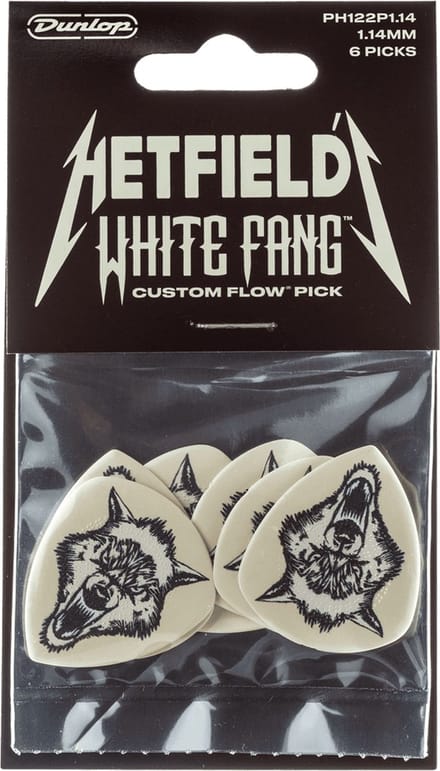 Jim Dunlop James Hetfield - Plectrums - Player's Pack 6 Stuks - 1,14 mm