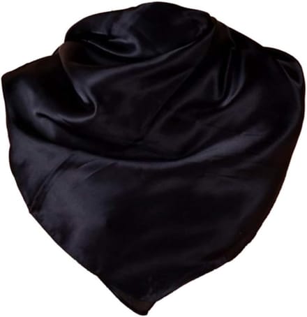 Effen Satijnen Hijab voor Dames - Grote Vierkante Hoofddoek 90x90 cm