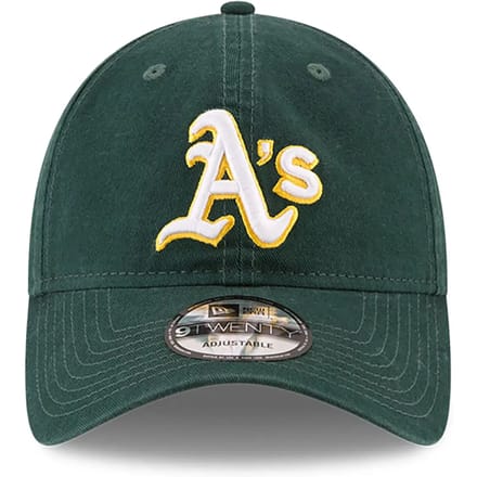 New Era Oakland Athletics Cap Washed Donkergroen - Maat - Heren - Petten